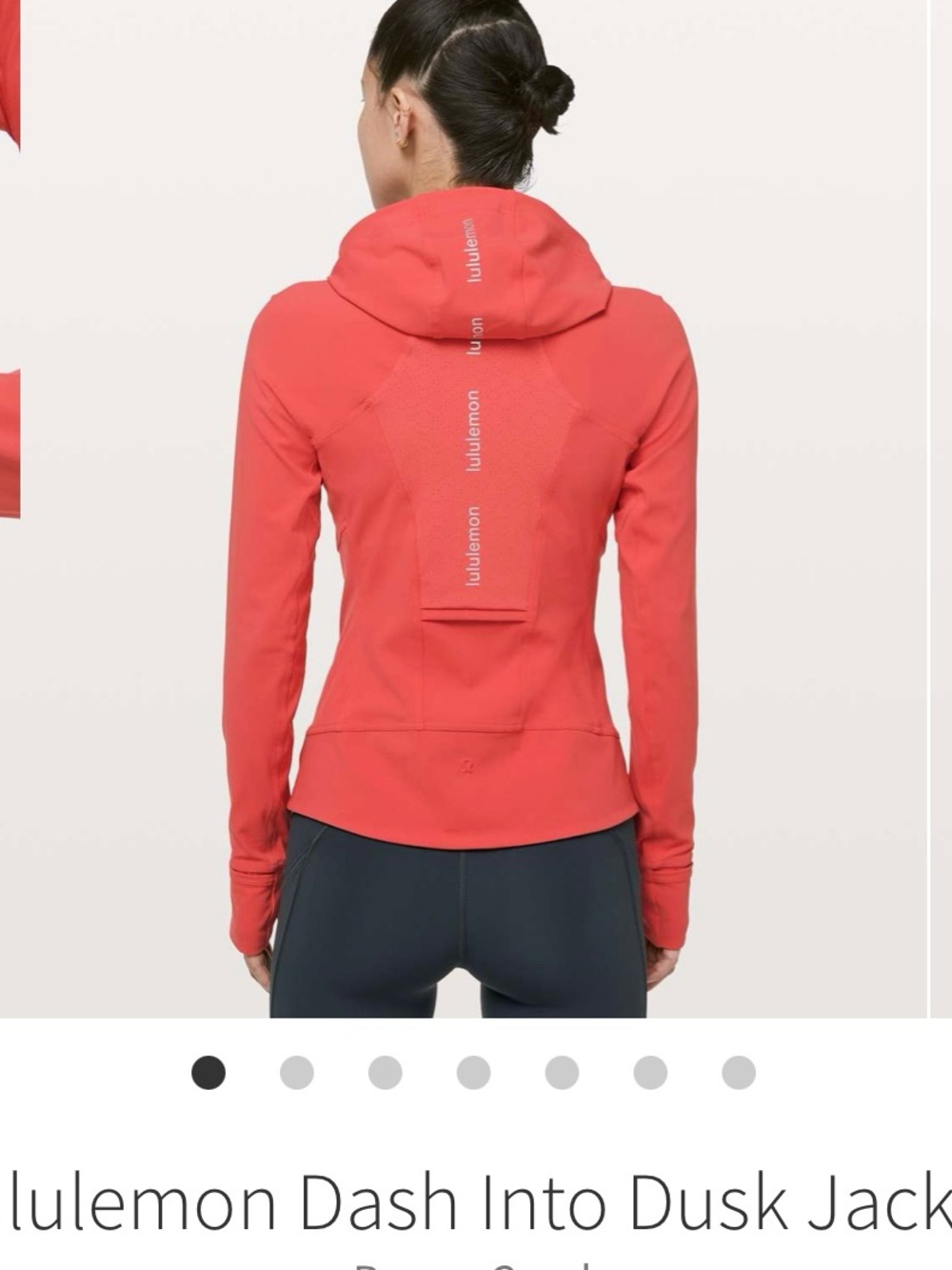 lululemon athletica Dash into Dusk zip-up hooded jacket - orange